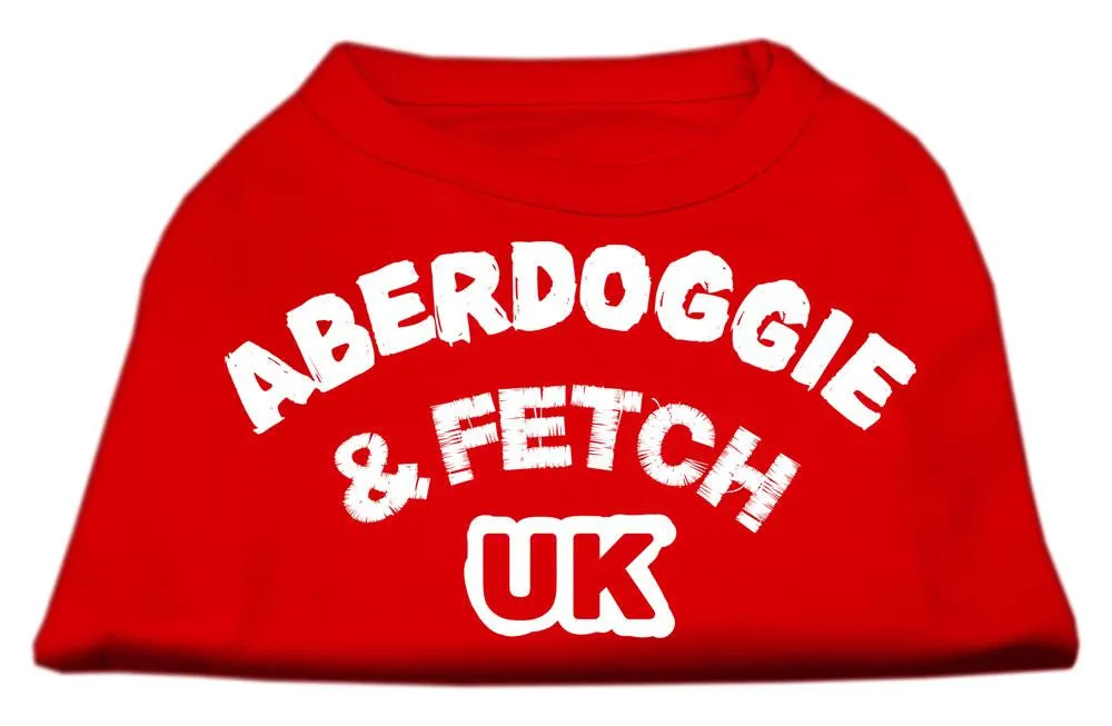 Aberdoggie UK Screenprint Shirts Red Med (12)