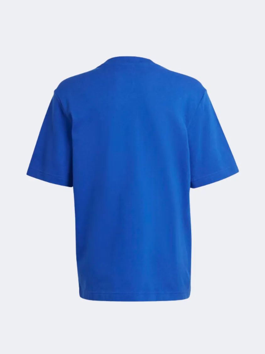 Adidas Future Icons Logo Piqu&#233; Gs-Boys Sportswear T-Shirt Royal Blue