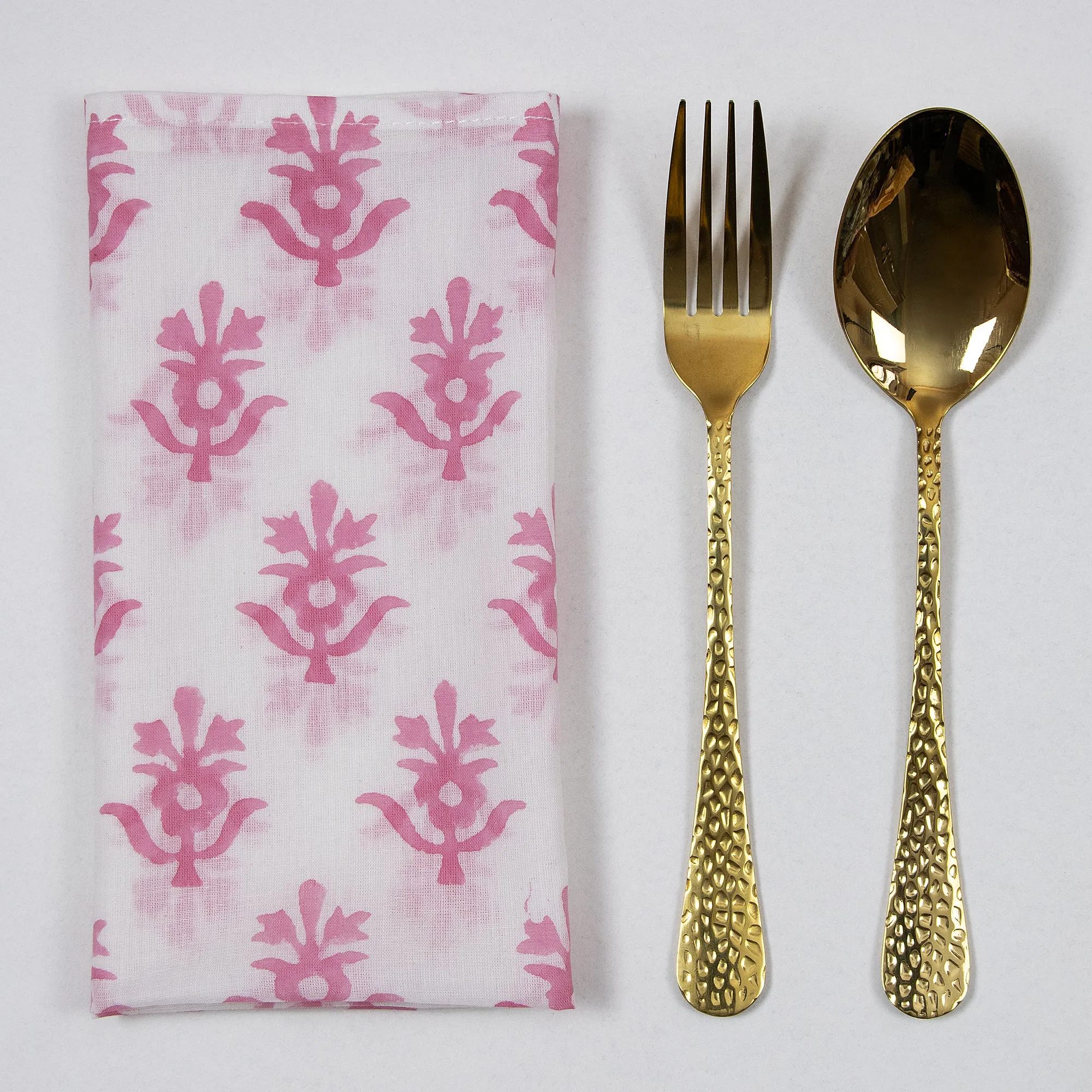 Beautiful Block Printed Cotton Reusable Cloth Organic Napkins