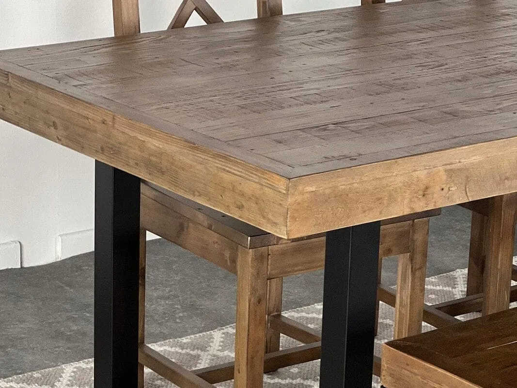 Brooklyn 135CM Fixed Top Dining Table