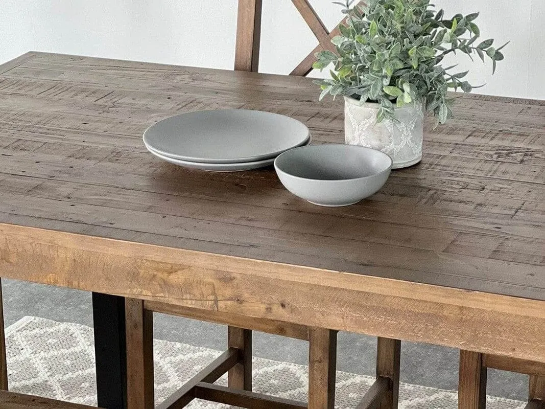 Brooklyn 135CM Fixed Top Dining Table