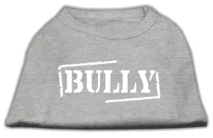 Bully Screen Printed Shirt  Grey Lg (14)