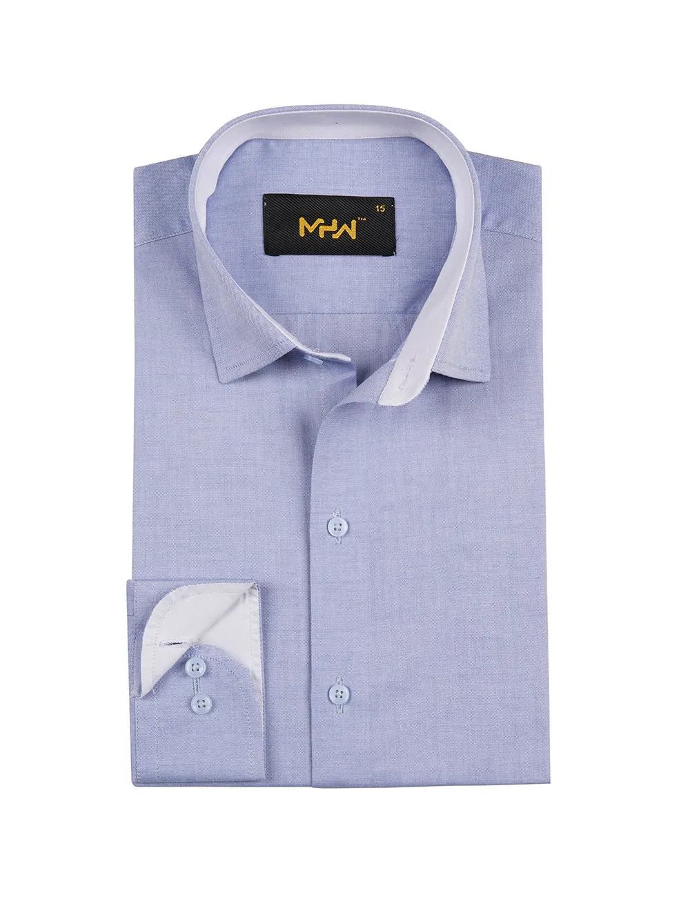 Classic Sky Blue Dress Shirt