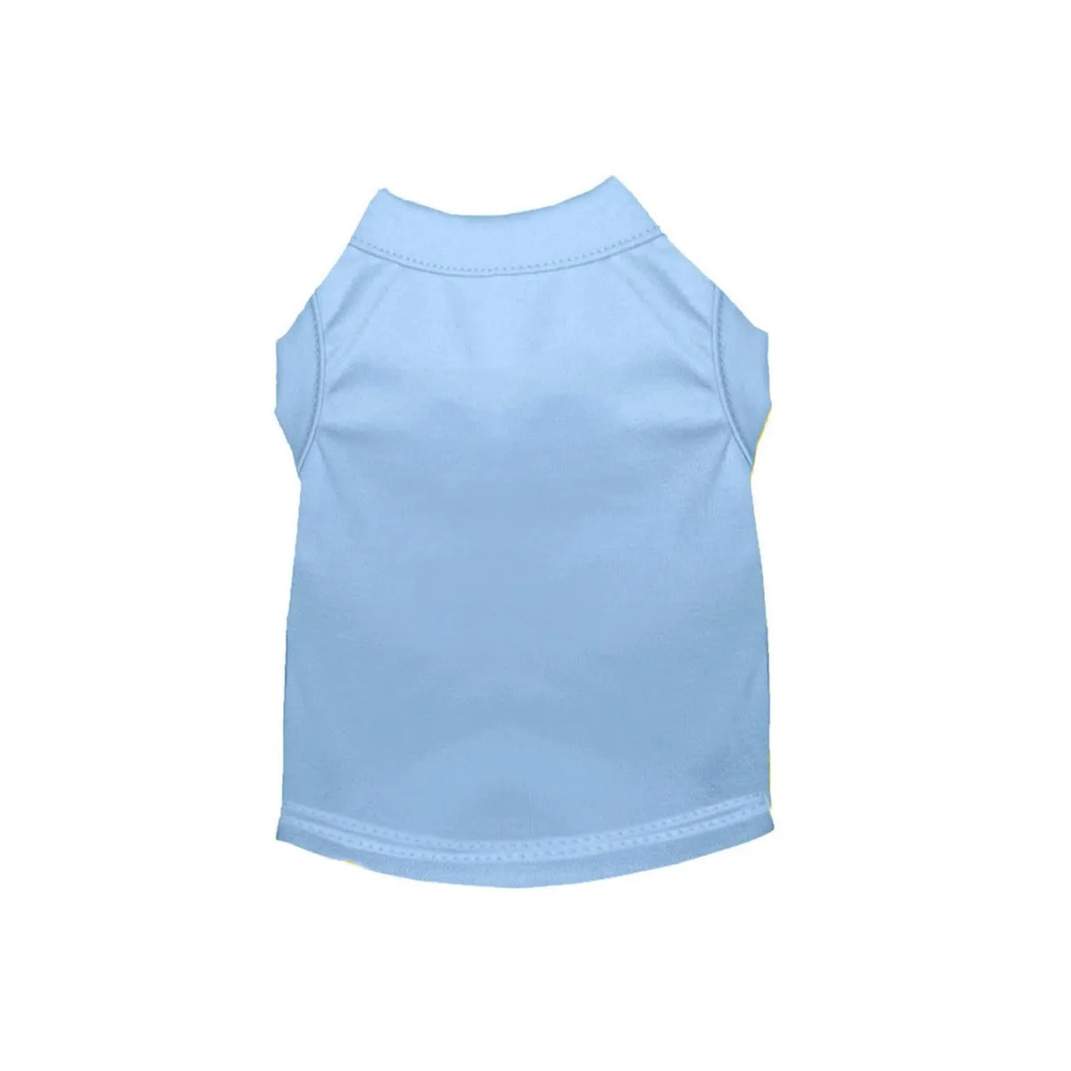 Cotton Poly Blend Tee Shirt in Blue