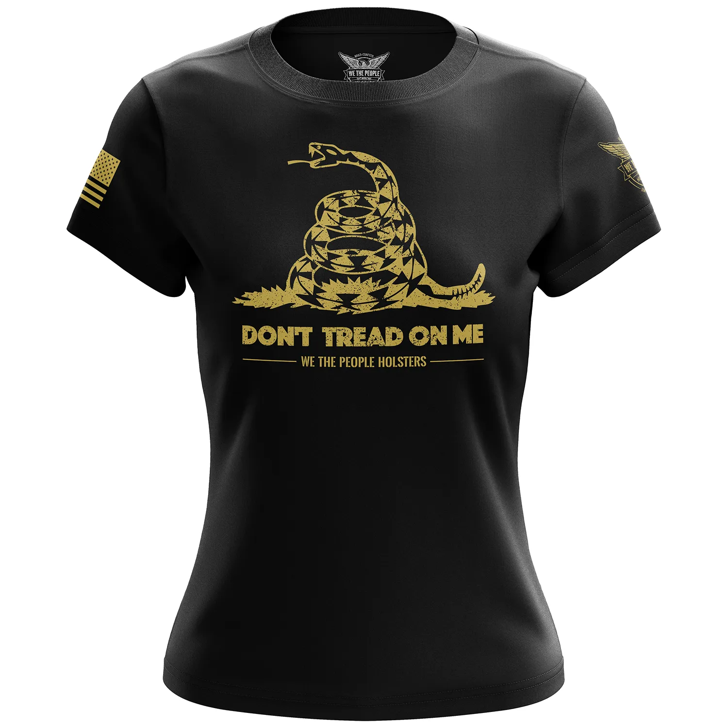 Dont Tread On Me Gadsden Flag Women's Short Sleeve Shirt