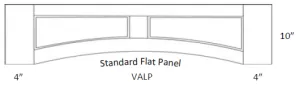 EB22-VALP-48 Elegant Dove Valance