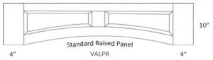 EB22-VALPR-48 Elegant Dove Valance