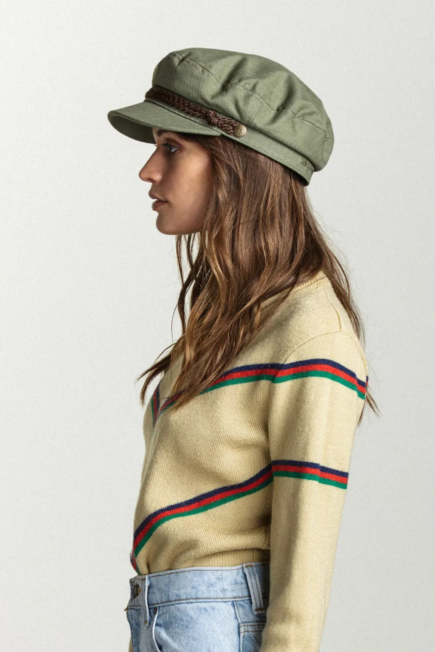 Fiddler Cap - Light Olive/Brown