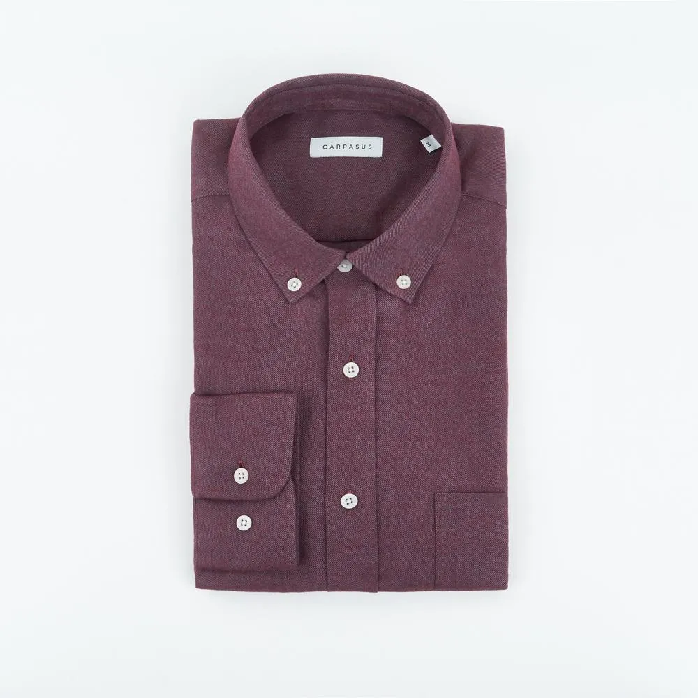 Flannel Shirt Populus Bordeaux