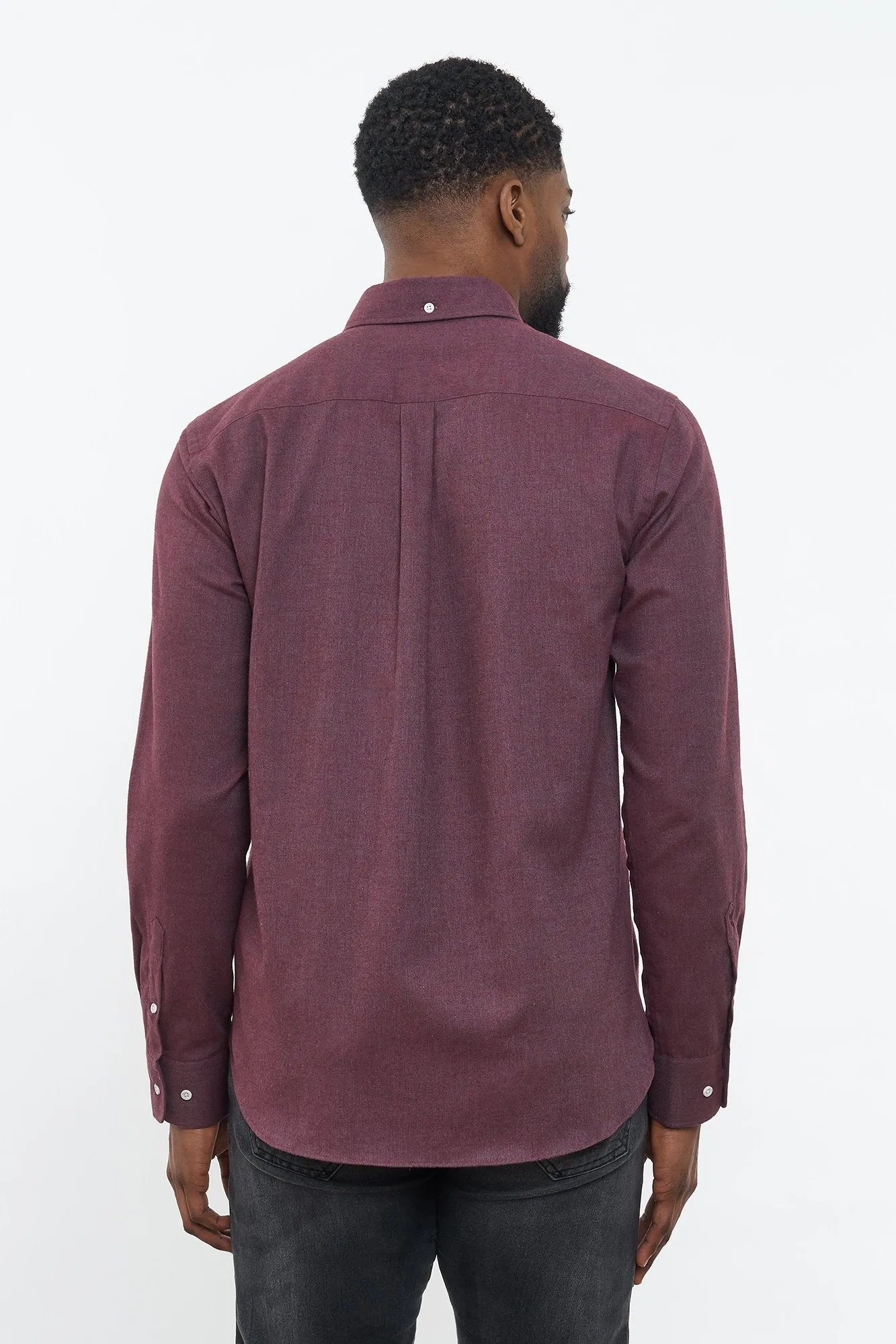 Flannel Shirt Populus Bordeaux