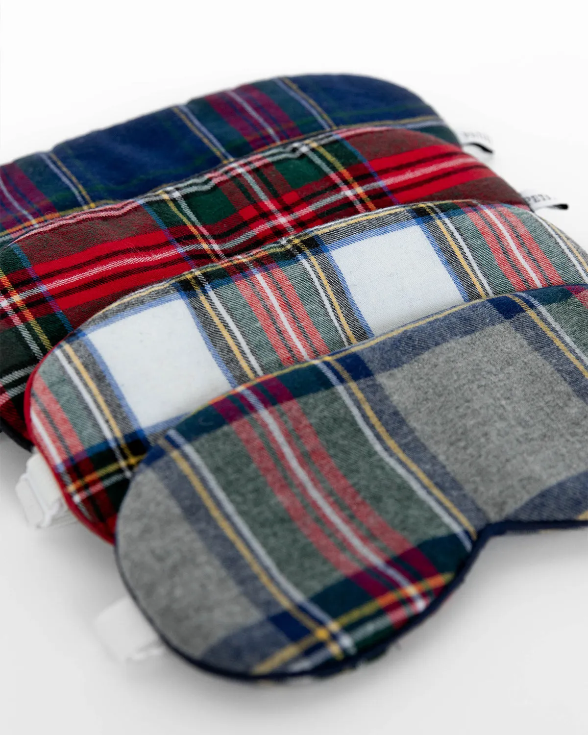 Flannel Tartan Eye Masks