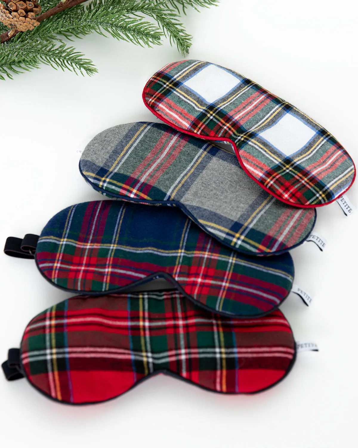 Flannel Tartan Eye Masks