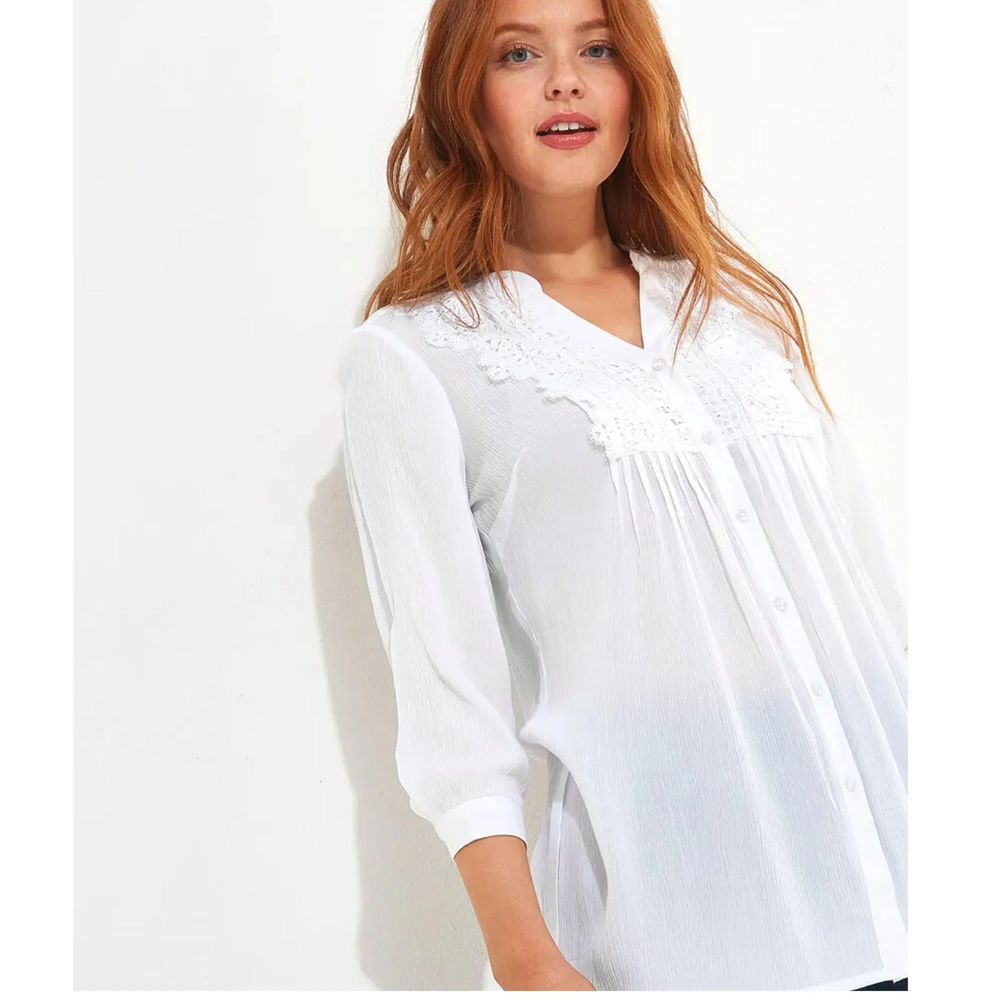 Joe Browns 8 White Favourite Longline Blouse