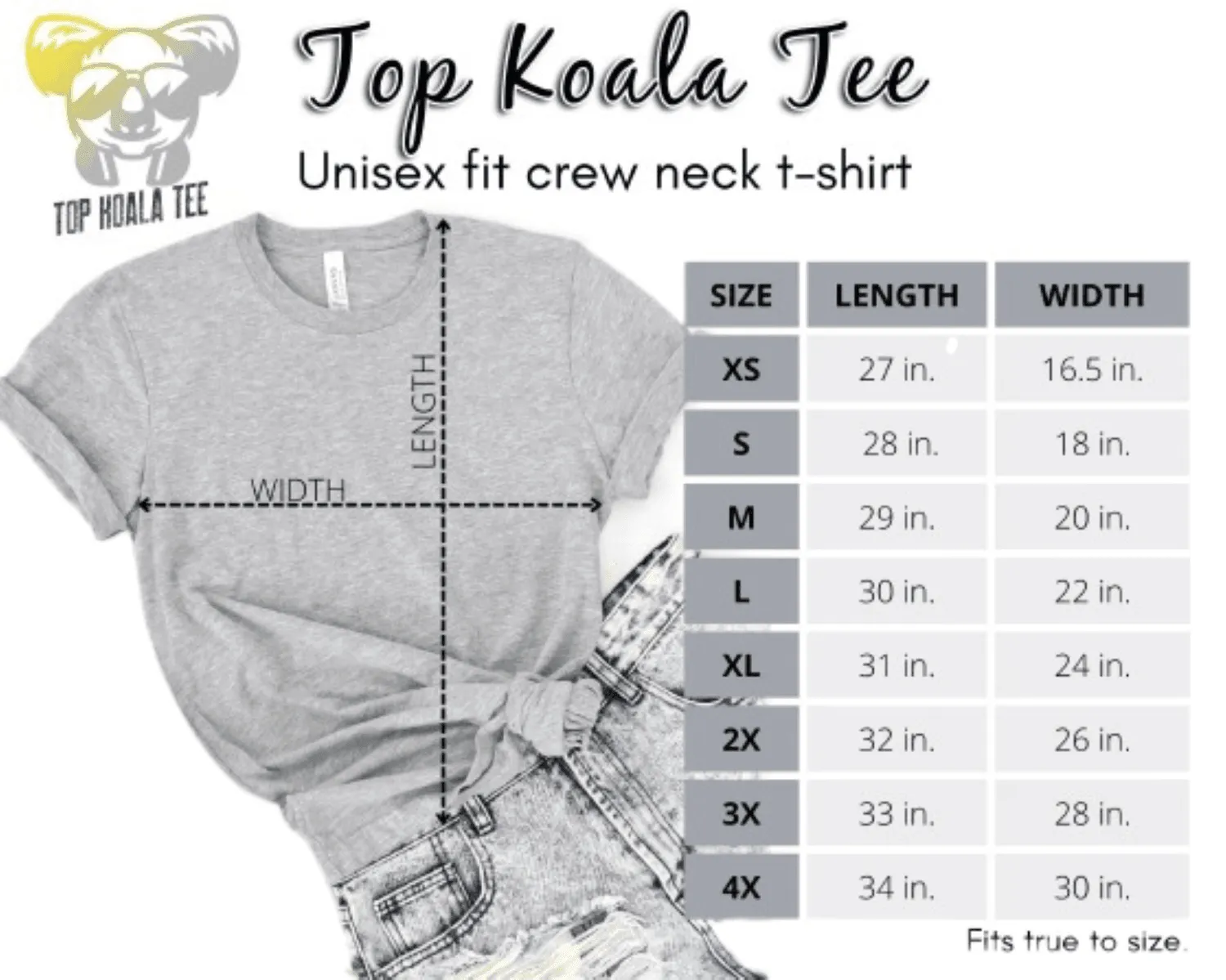 Koala in A Coffee Cup T-shirt Short Sleeve Ultra Soft Crewneck Top