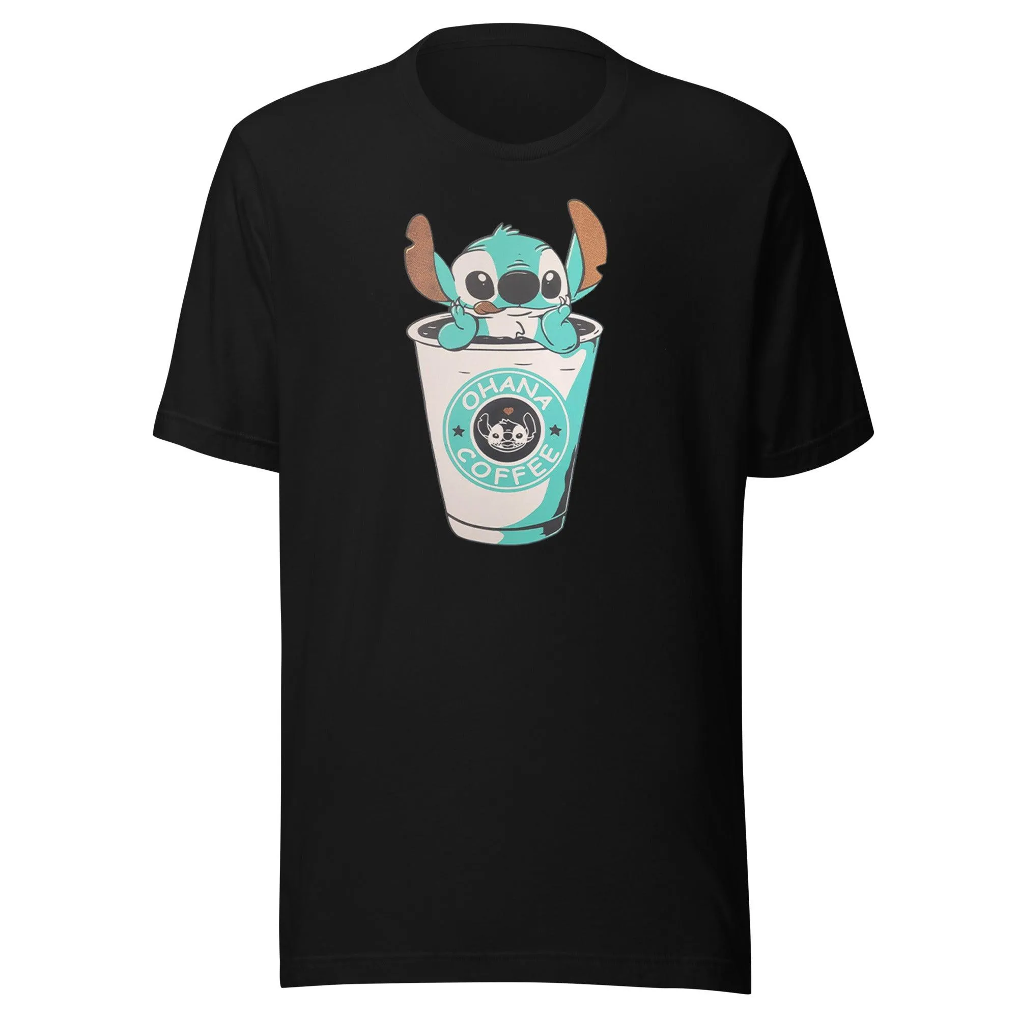 Koala in A Coffee Cup T-shirt Short Sleeve Ultra Soft Crewneck Top