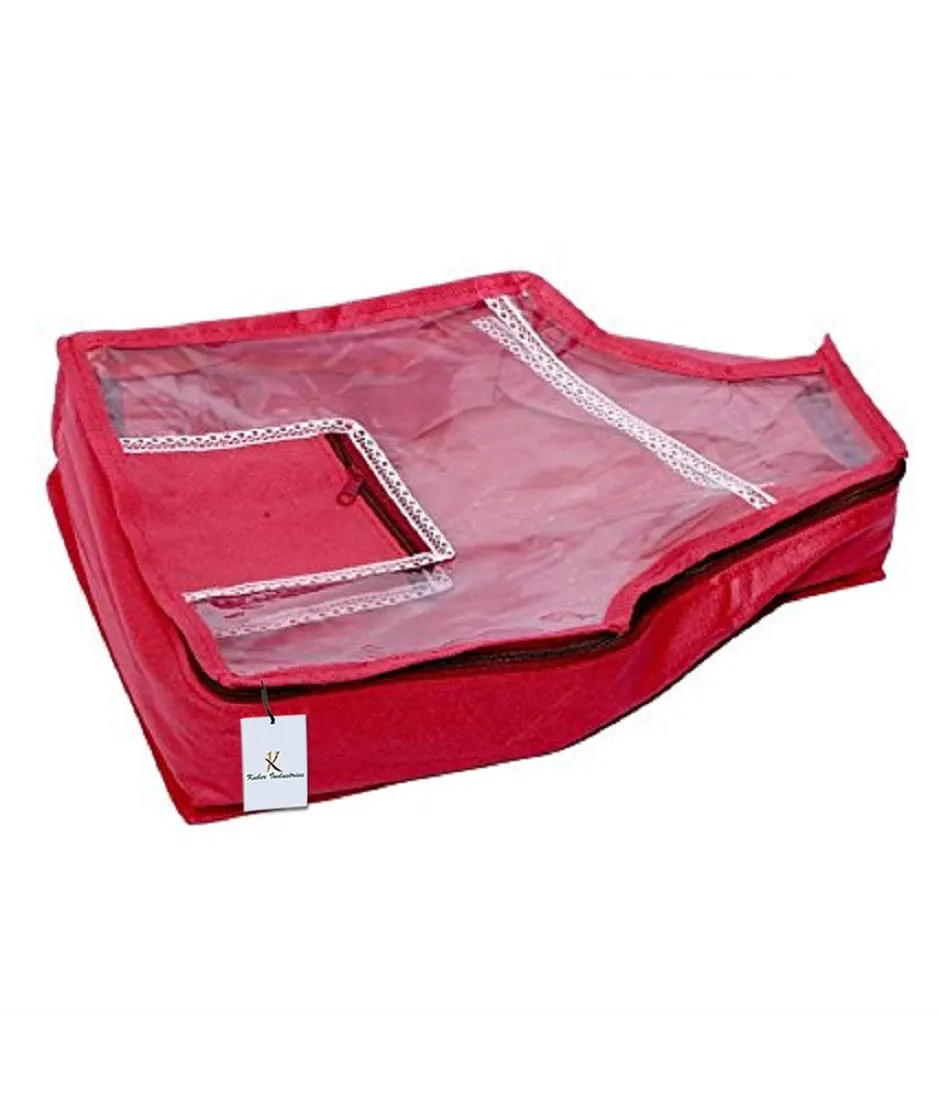 Kuber Industries 5 Piece Non Woven Blouse Cover Set (KI001362)