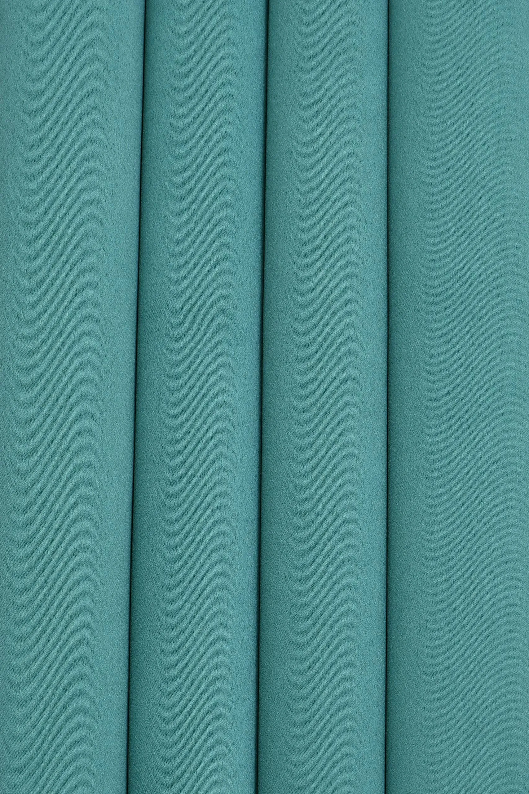 Kuber Industries Polyester Decorative 5 Feet Window Curtain Darkening Blackout|Drapes Curtain with 8 Eyelet for Home & Office (Aqua)