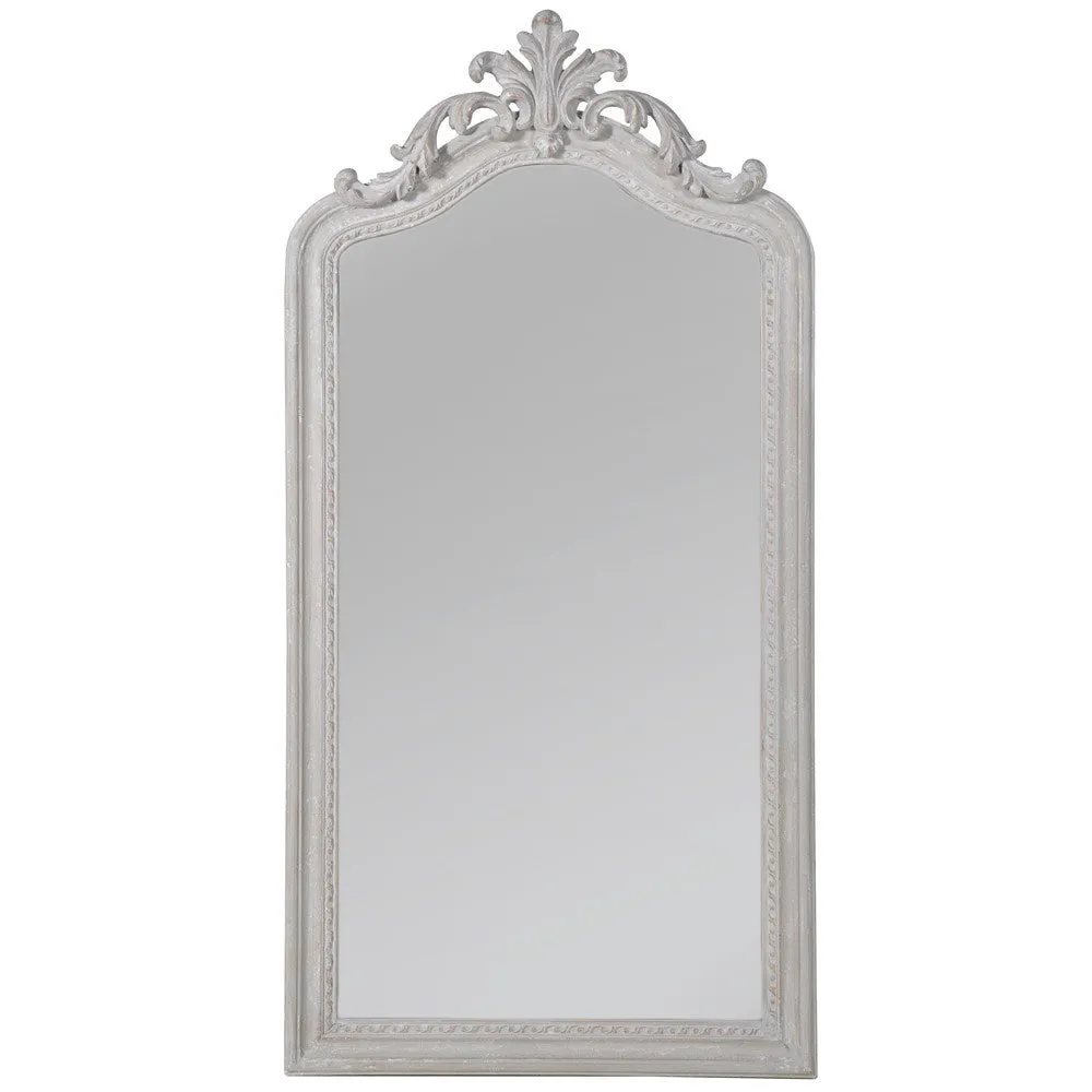 Large white Ornate Mirror 160 cm