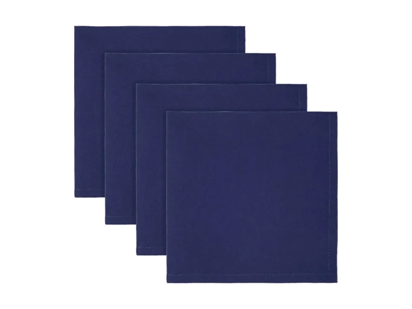 Maxwell & Williams Cotton Classics Cotton Napkin Set of 4 45x45cm Navy