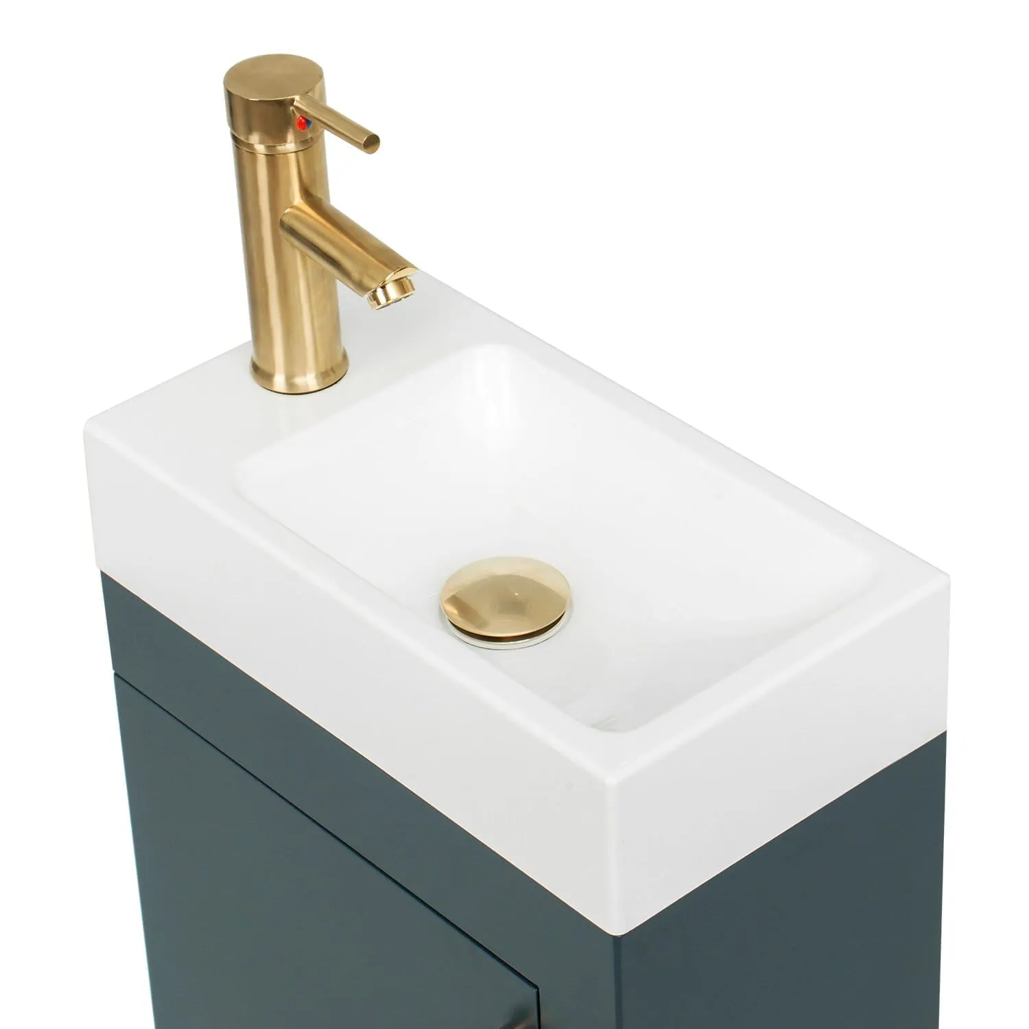 Modern Lavatory Wall-Mounted Vanity Set BV1002