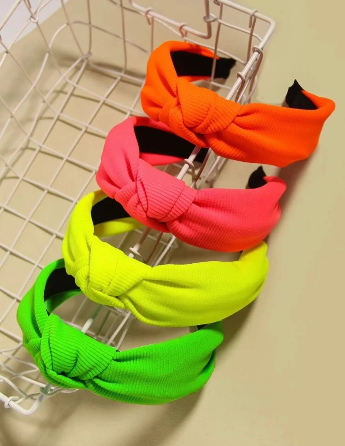 Neon colored headbands