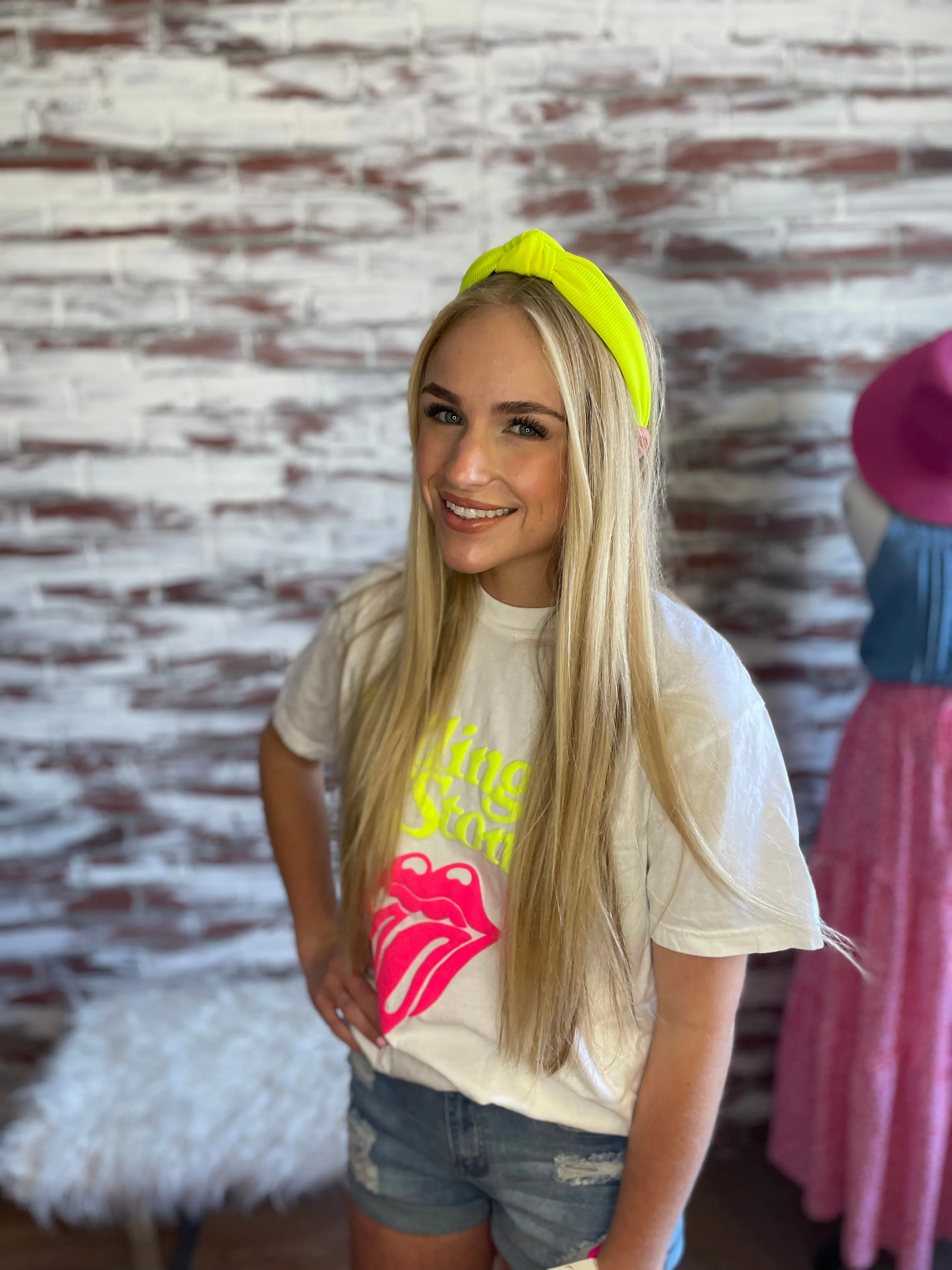 Neon colored headbands