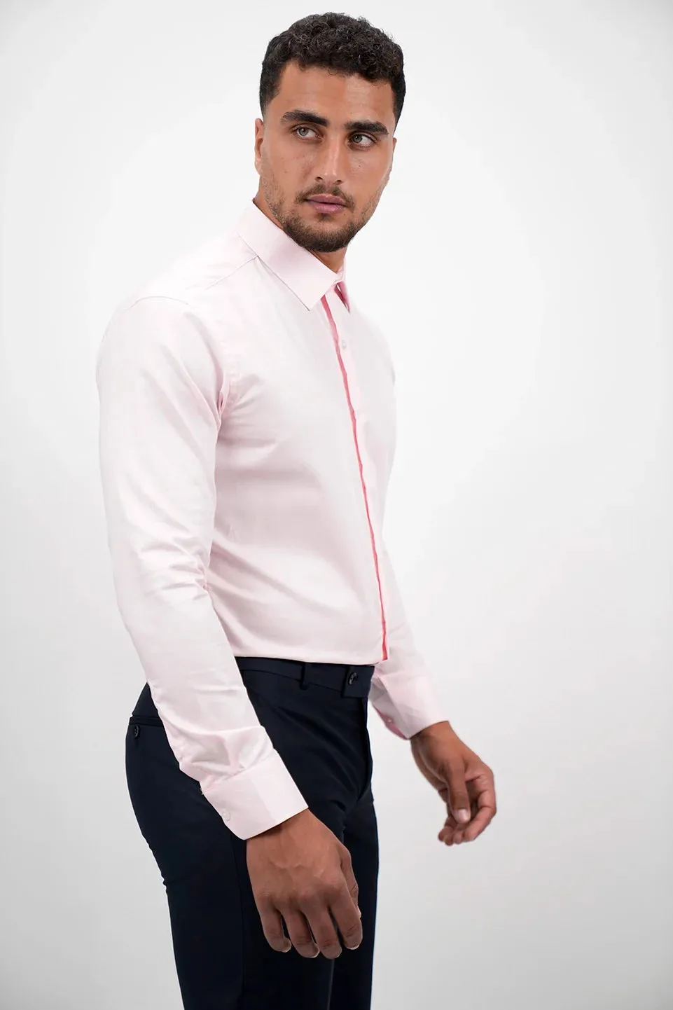 Non Iron Light Pink Classic Shirt