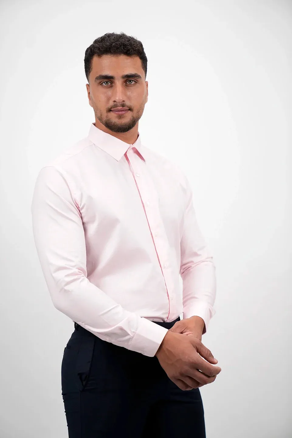 Non Iron Light Pink Classic Shirt