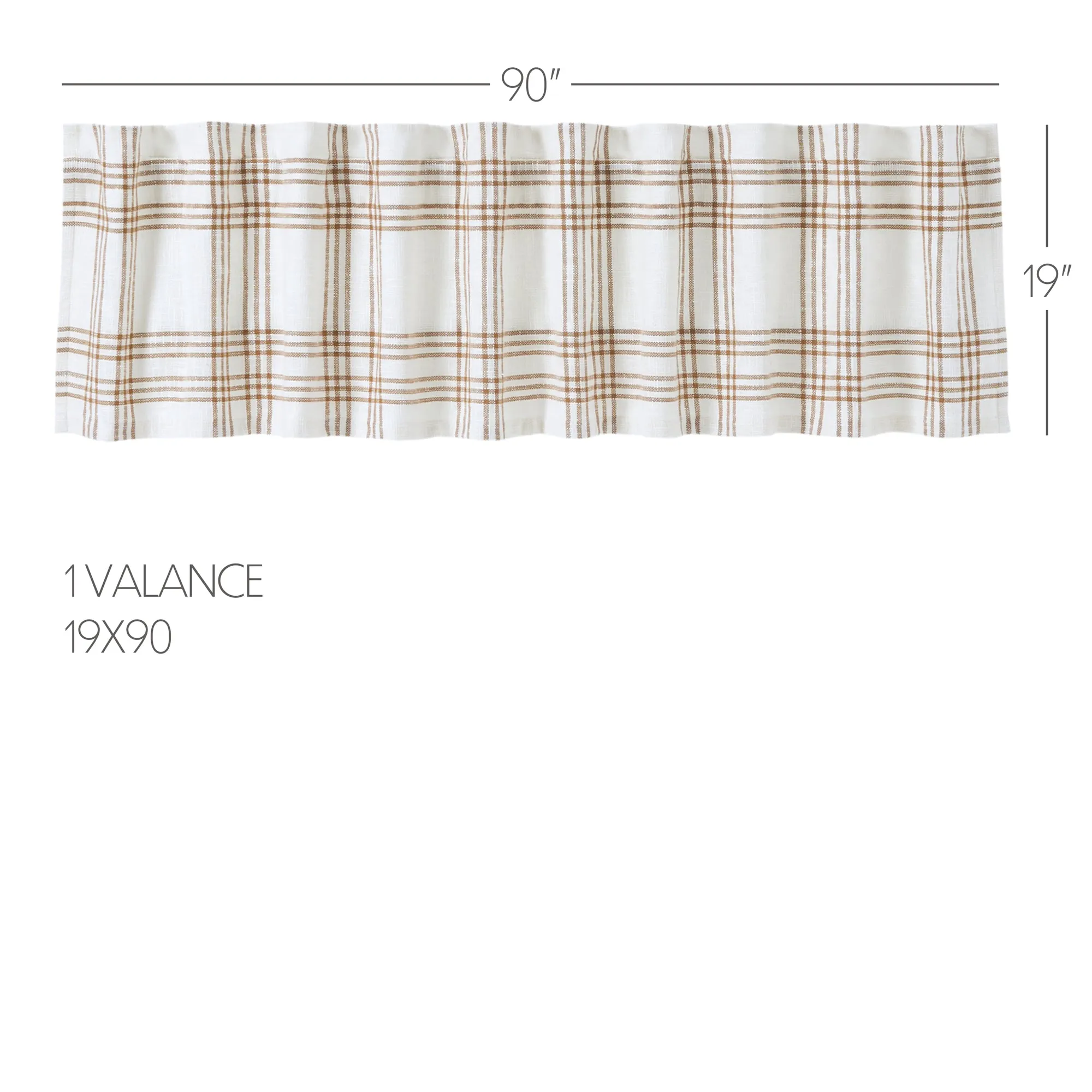 Plaid Valance