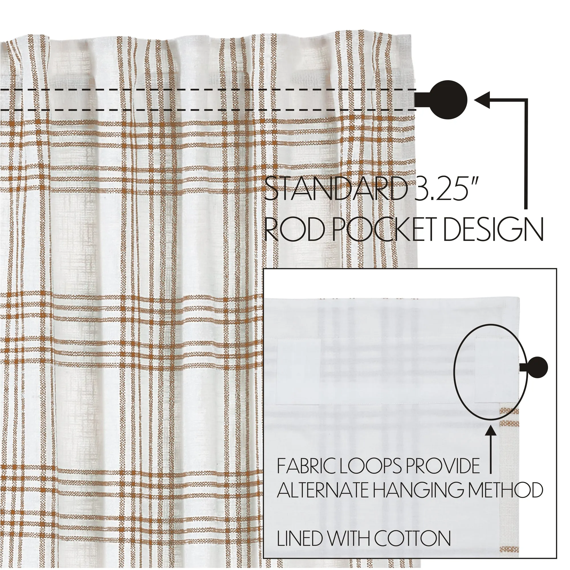 Plaid Valance