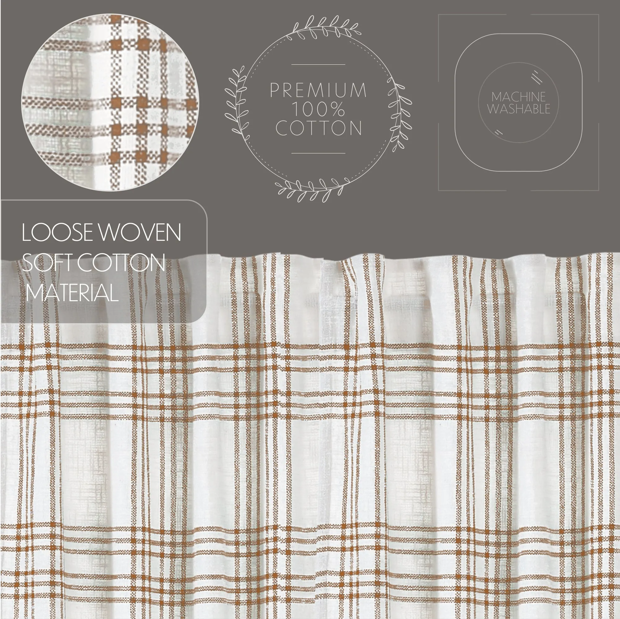 Plaid Valance