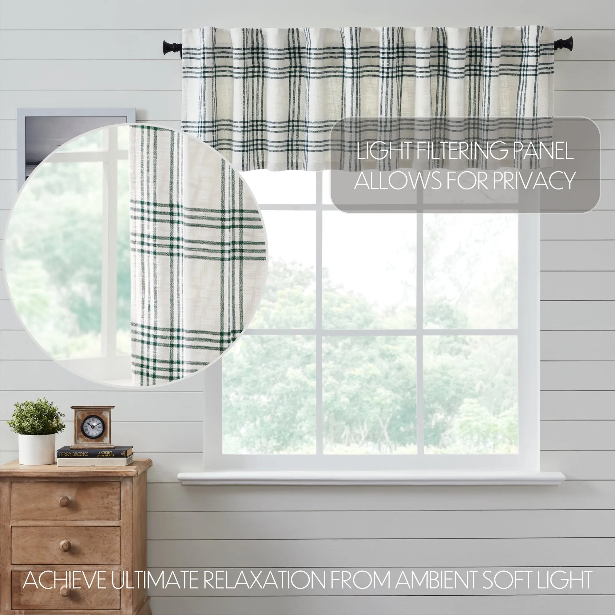 Plaid Valance