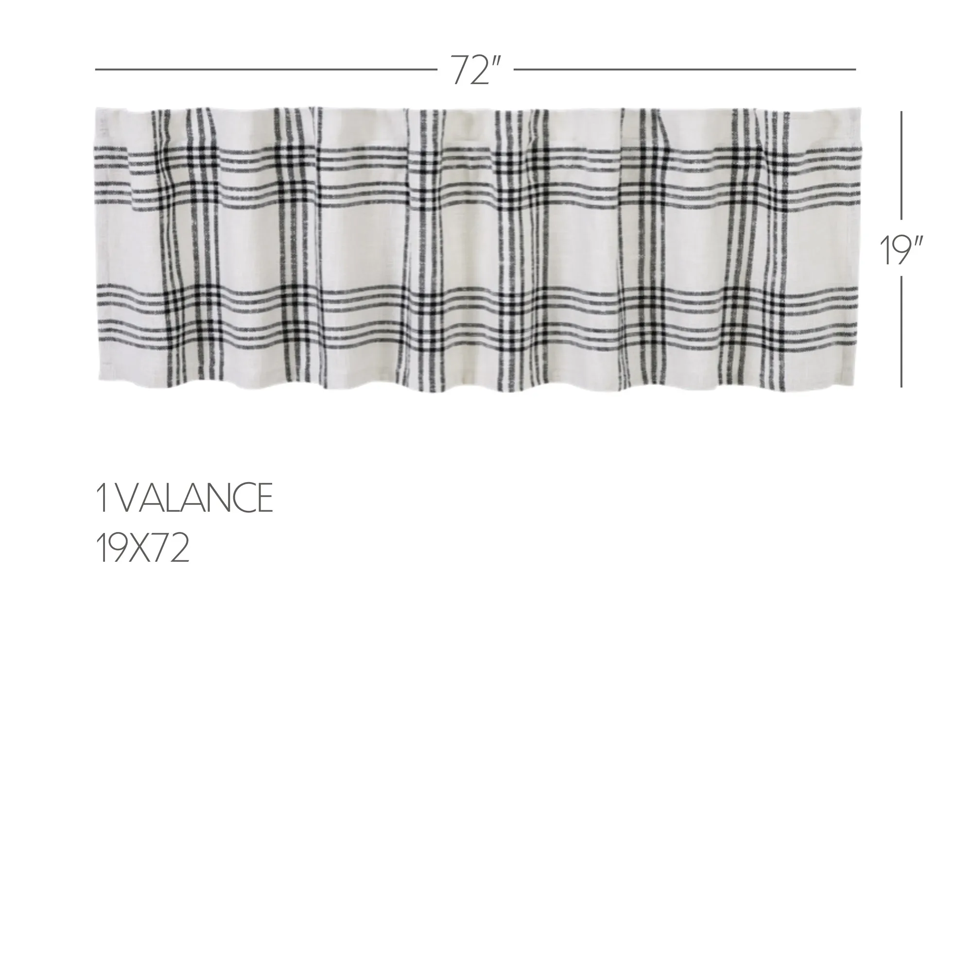 Plaid Valance