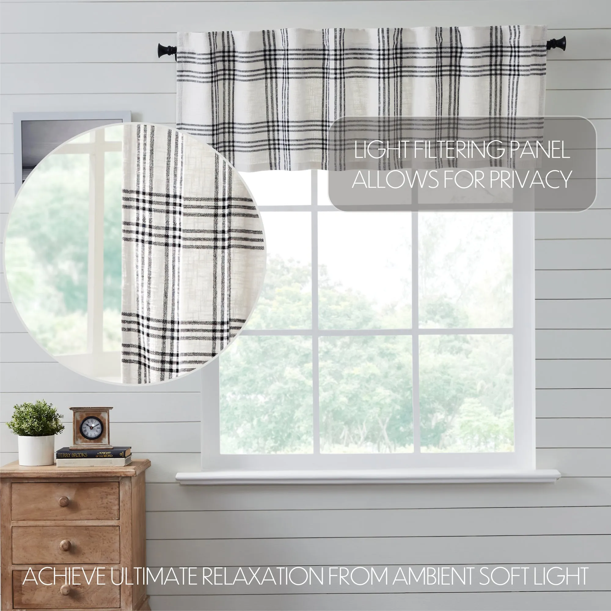 Plaid Valance