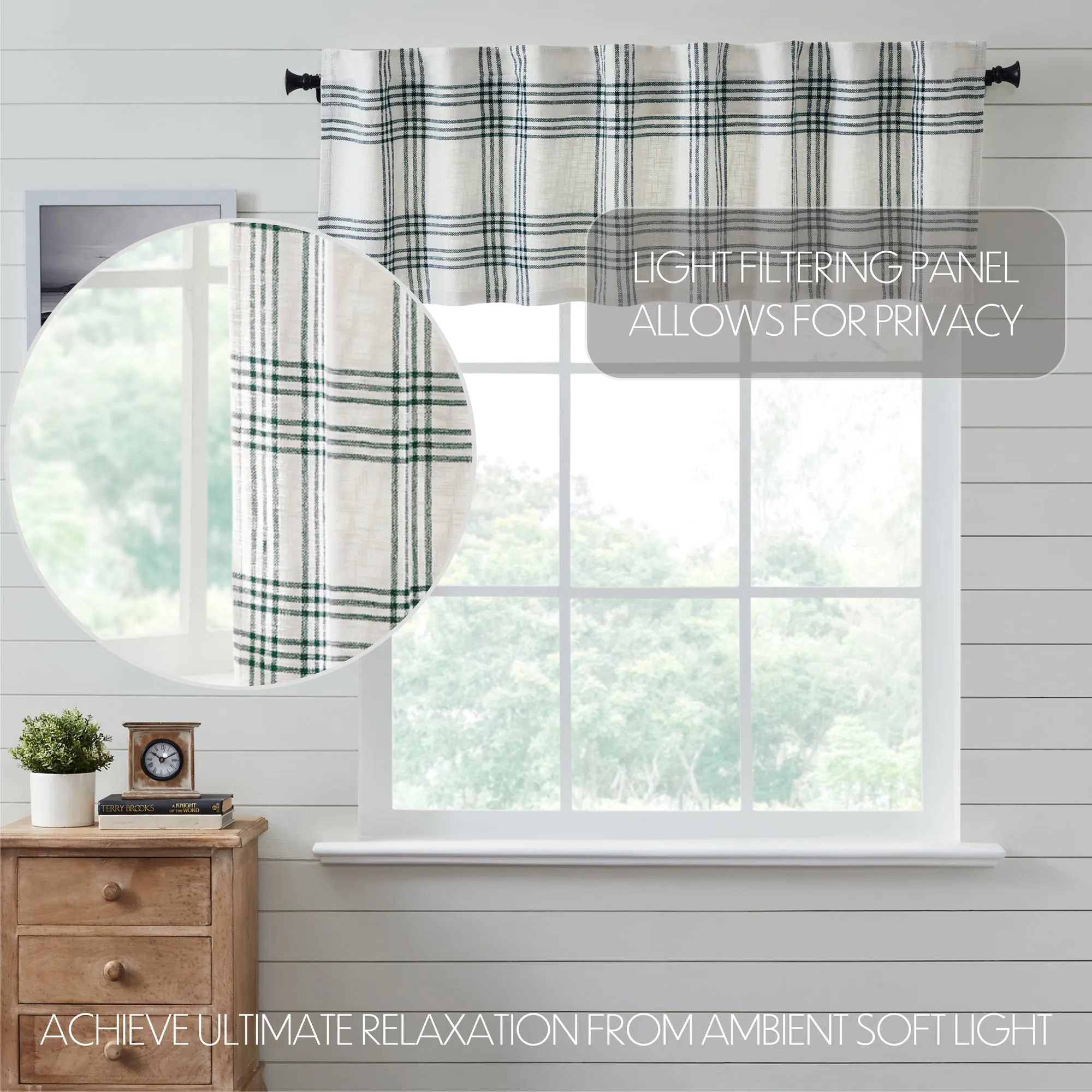 Plaid Valance