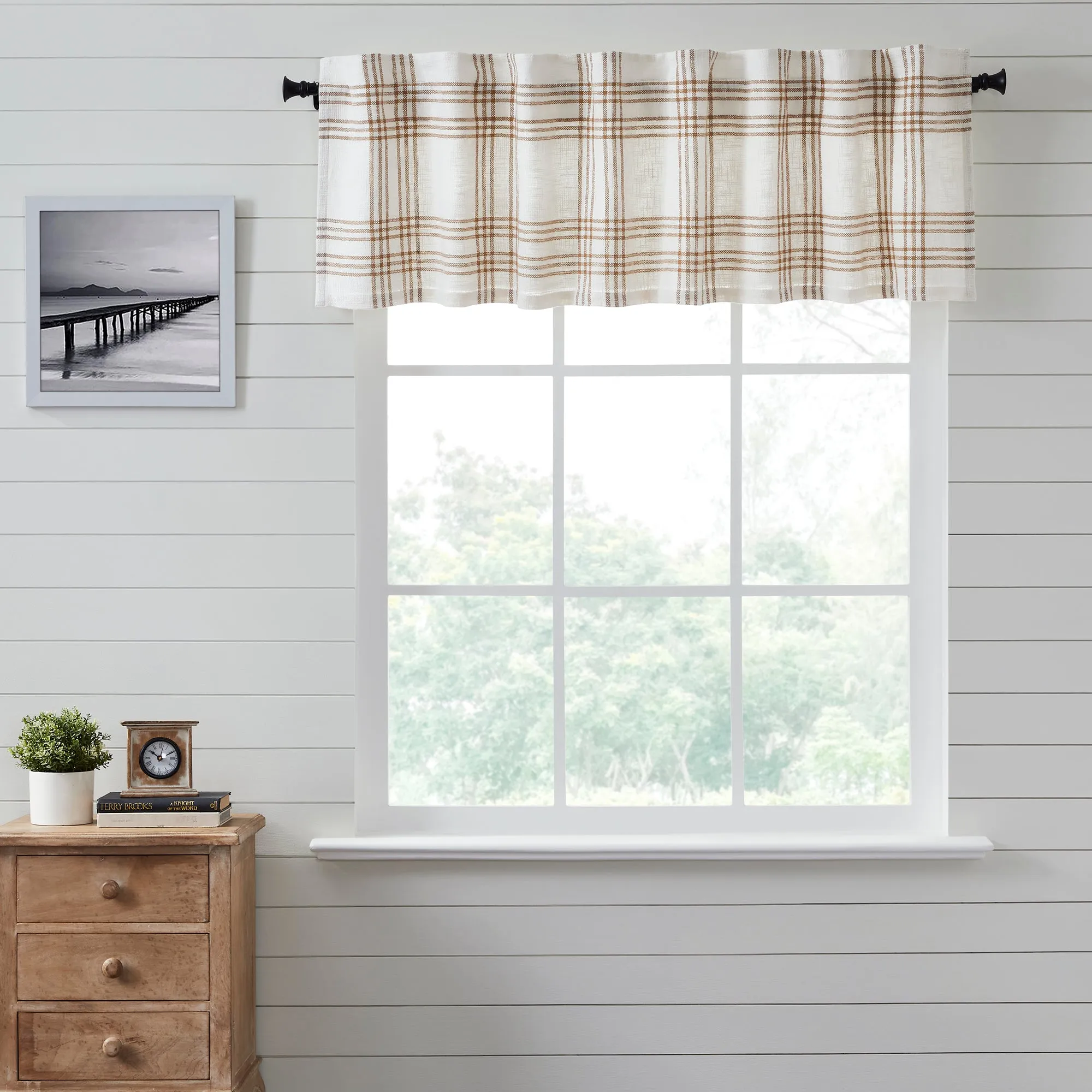 Plaid Valance