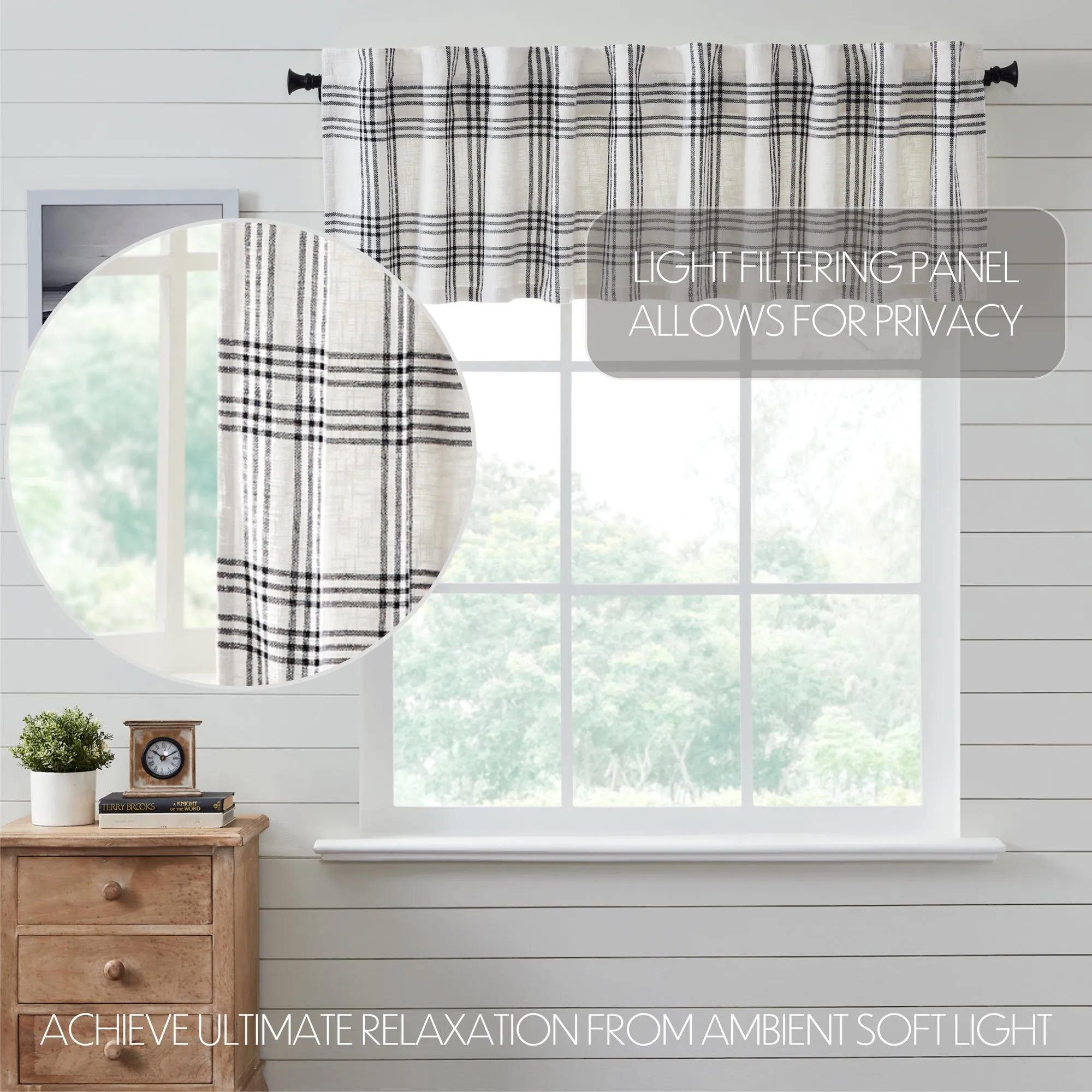 Plaid Valance