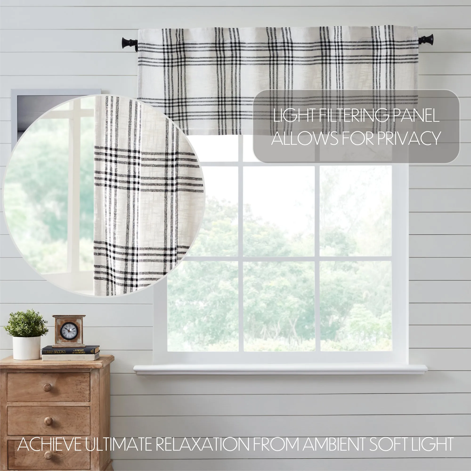 Plaid Valance