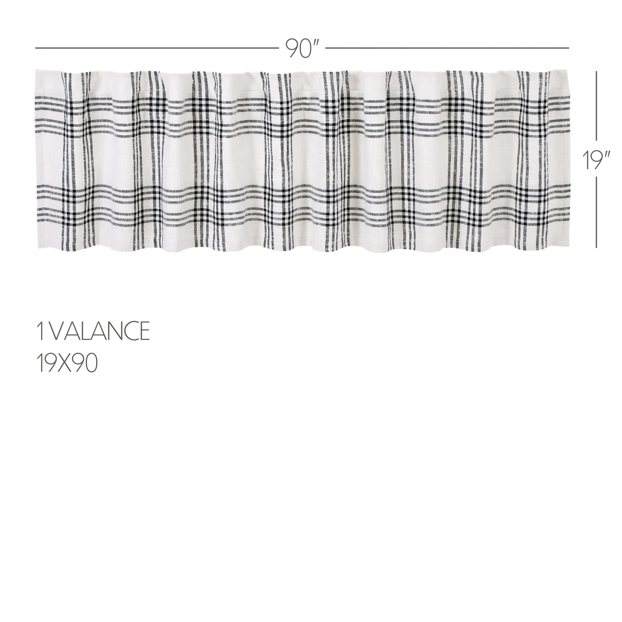 Plaid Valance