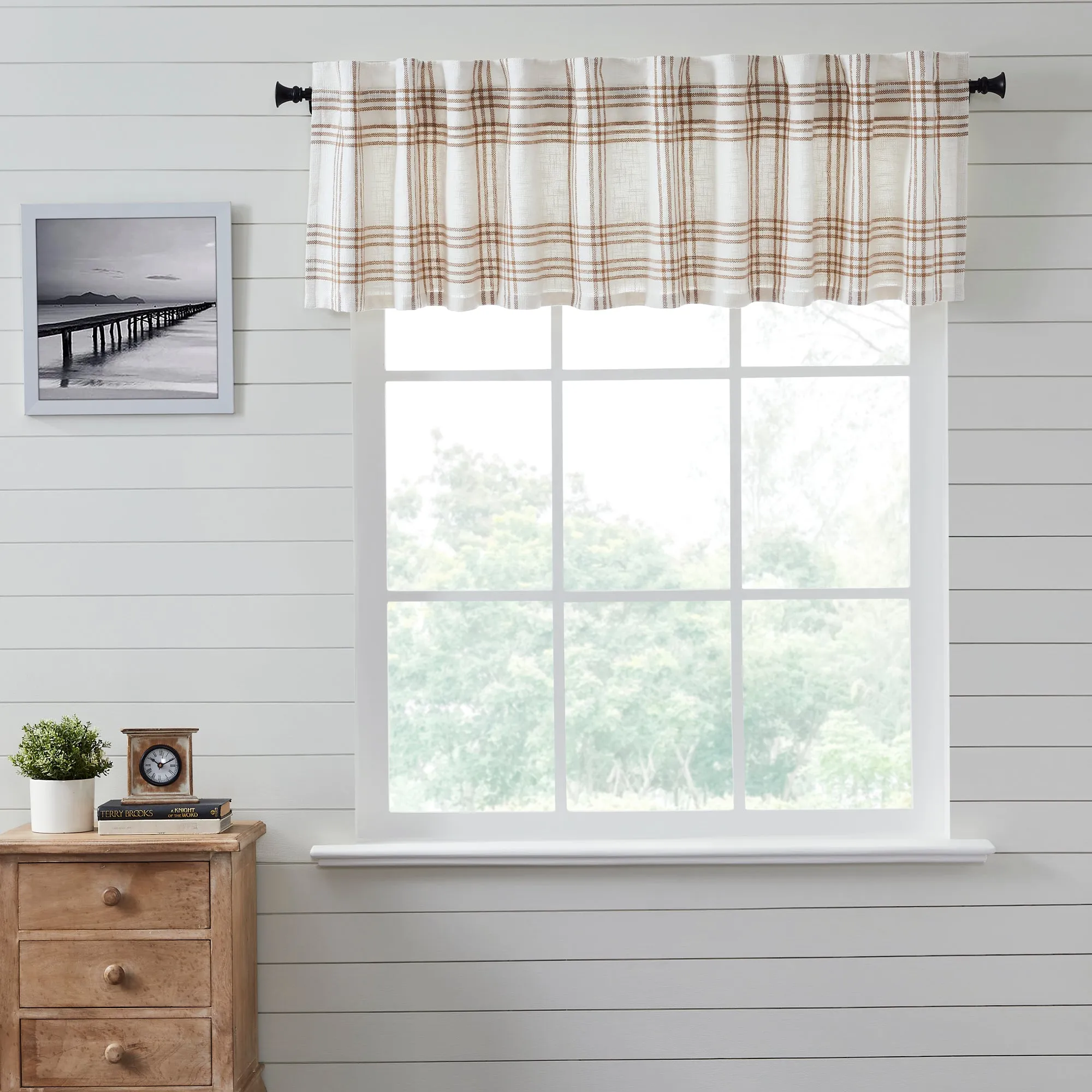 Plaid Valance