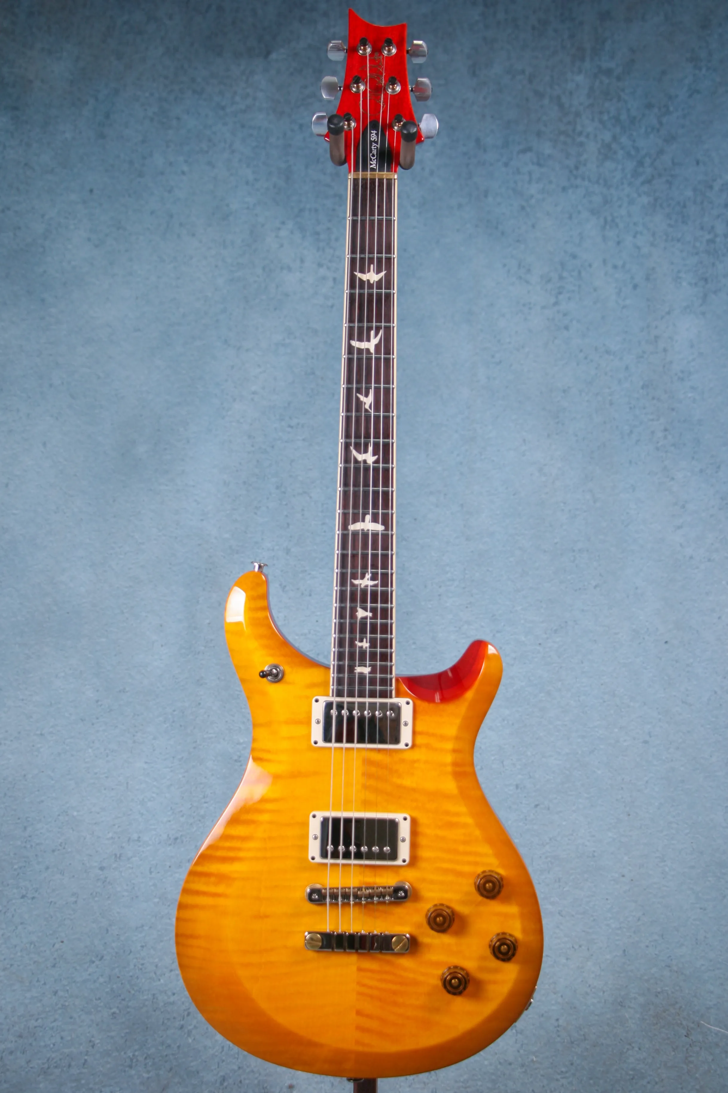 PRS S2 McCarty 594 Double Cut Electric Guitar w/Bag - Modified w/Stainless Steel Frets- McCarty Sunburst - S2068695 - Preowned