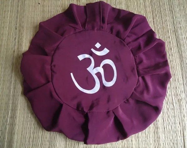 Round Silk Zafu Meditation Cushion