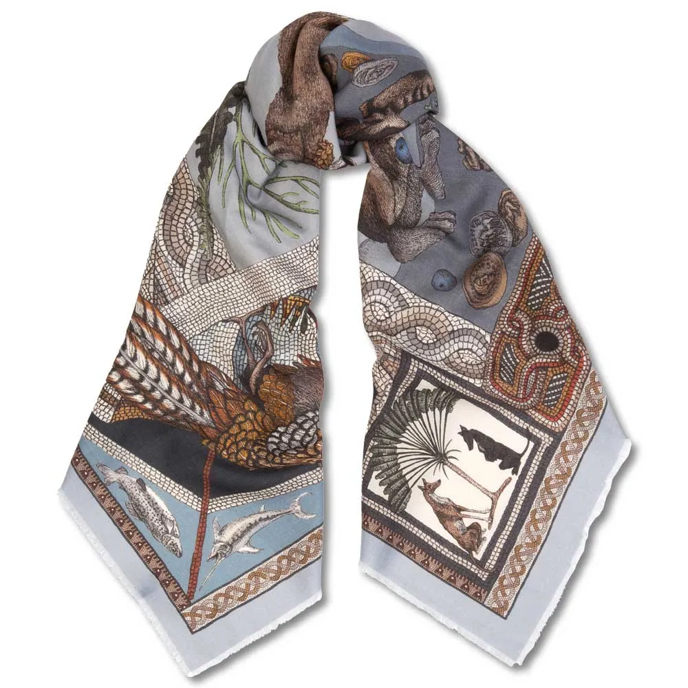 Sabina Savage Fortuna's Box Silk Twill Scarf