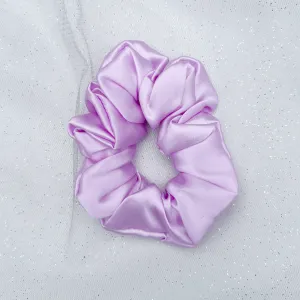 Silk Scrunchie in Lilac Mulberry Silk