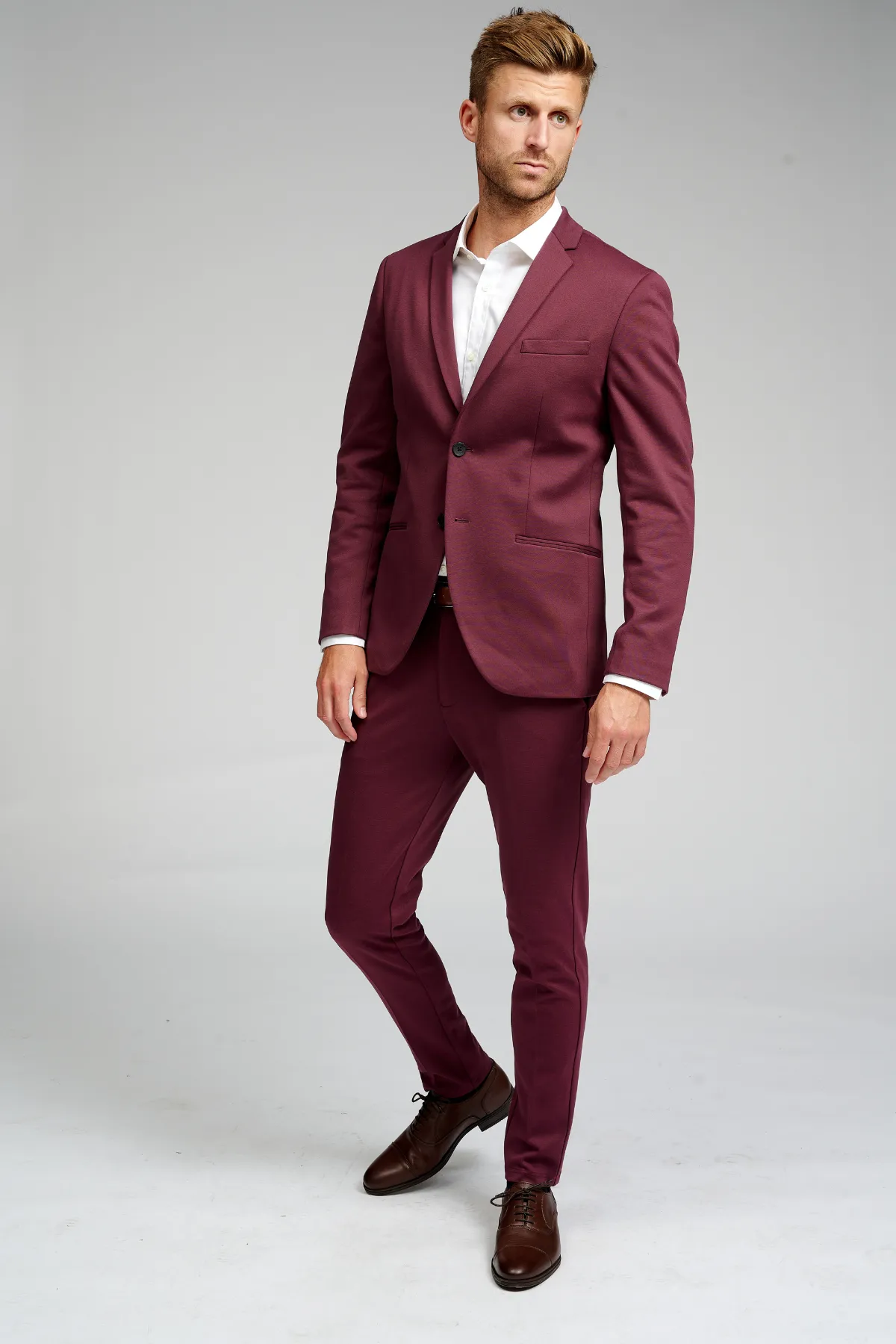 The Original Performance Suit (Burgundy)   The Original Performance Shirt - Package Deal