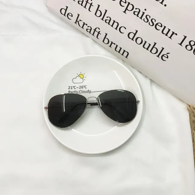 Yellow Aviator Acid Sunglasses