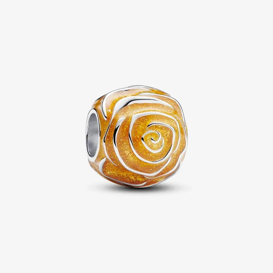 Yellow Rose Charm